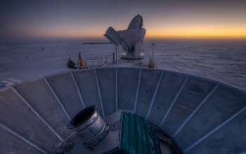 BICEP Telescope at the South Pole
